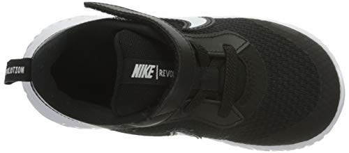 NIKE Revolution 5, Zapatillas, Black White Anthracite, 39 EU