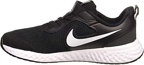 NIKE Revolution 5, Zapatillas, Black White Anthracite, 39 EU