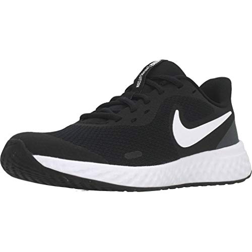 Nike Revolution 5, Zapatillas, Negro (Black White Anthracite), 37.5 EU