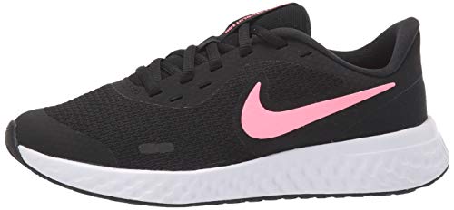 Nike Revolution 5, Zapatillas, Negro (Black/Sunset Pulse), 40 EU