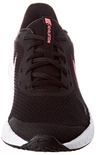 Nike Revolution 5, Zapatillas, Negro (Black/Sunset Pulse), 40 EU