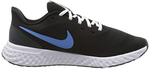 NIKE Revolution_5', Zapatillas Hombre, Black University Blue Laser Oro, 44 EU