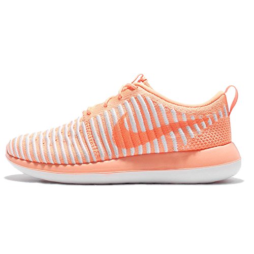 Nike Roshe Two Flyknit, Zapatillas Deportivas Mujer, Naranja (Peach Cream/Peach Cream-Pure Platinum), 38 EU