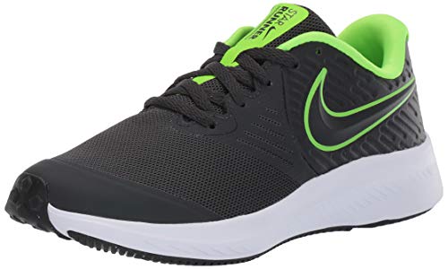 Nike Star Runner 2 (GS), Zapatillas de Running Unisex Adulto, Negro (Anthracite/Electric Green/White 004), 39 EU