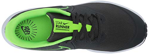 Nike Star Runner 2 (GS), Zapatillas de Running Unisex Adulto, Negro (Anthracite/Electric Green/White 004), 39 EU