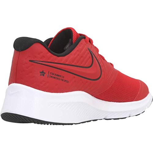 Nike Star Runner 2, Zapatillas de Trail Running Unisex Adulto, Rojo (University Red/Black-Volt 600), 40 EU