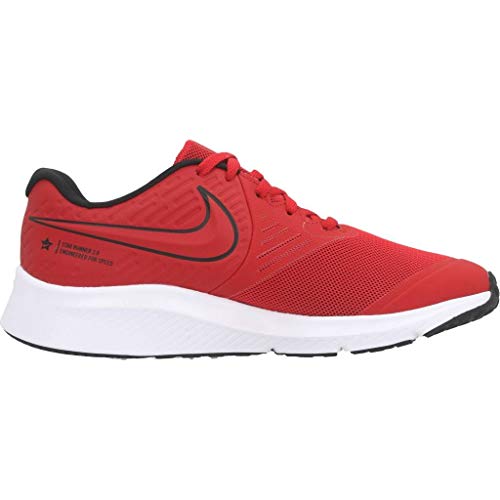 Nike Star Runner 2, Zapatillas de Trail Running Unisex Adulto, Rojo (University Red/Black/Volt 600), 38 EU