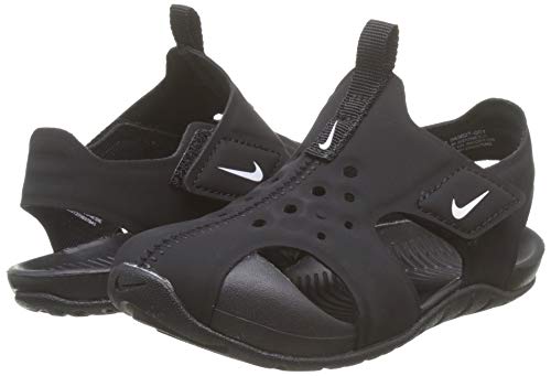 NIKE Sunray Protect 2 (TD), Sandal, Black/White, 25 EU