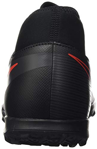 Nike Superfly 7 Club TF, Football Shoe Unisex Adulto, Black/Black-Dark Smoke Grey, 42.5 EU