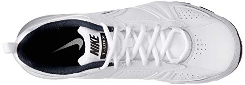 NIKE T-Lite 11, Zapatillas de Cross Training Unisex Adulto, Blanco (White/Black/Obsidian), 45.5 EU