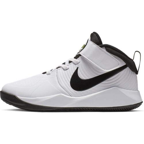 NIKE Team Hustle D 9 (PS), Zapatillas, Blanca, 32 EU