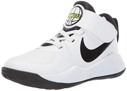 NIKE Team Hustle D 9 (PS), Zapatillas, Blanca, 32 EU