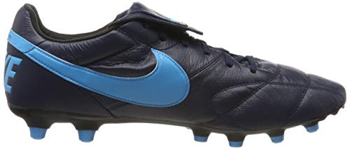 Nike The Premier II FG, Zapatillas de Fútbol Unisex Adulto, Negro (Obsidian/Lt Current Blue/Black 440), 44.5 EU