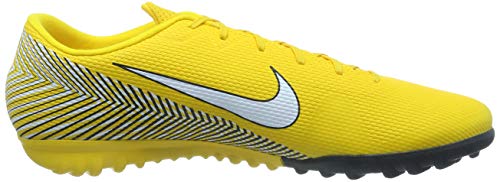 Nike Vapor 12 Academy NJR TF, Zapatillas Unisex Adulto, Multicolor (Amarillo/White/Black 710), 44.5 EU