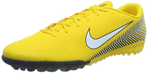 Nike Vapor 12 Academy NJR TF, Zapatillas Unisex Adulto, Multicolor (Amarillo/White/Black 710), 44.5 EU