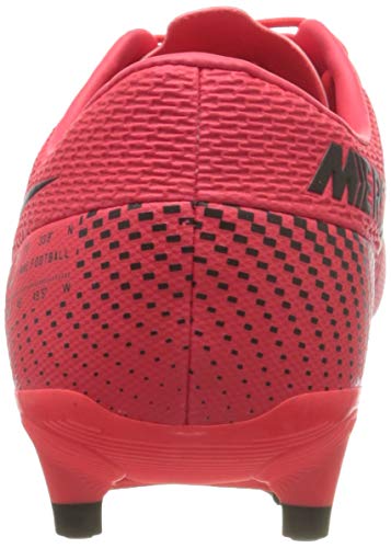 Nike Vapor 13 Academy FG/MG, Botas de fútbol Hombre, Rotulador láser Crimson Black Laser Crim 606, 42.5 EU