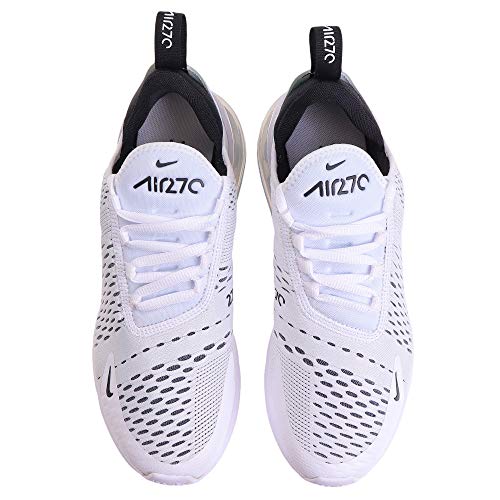 Nike W Air MAX 270, Zapatillas de Running para Mujer, Blanco (White/Black-White 100), 36.5 EU