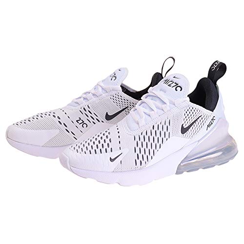 Nike W Air MAX 270, Zapatillas de Running para Mujer, Blanco (White/Black-White 100), 36.5 EU