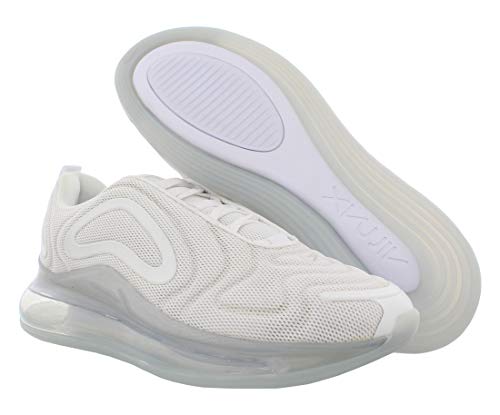 Nike W Air MAX 720, Zapatillas de Atletismo para Mujer, Multicolor (White/White/Mtlc Platinum/Pure Platinum 000), 39 EU