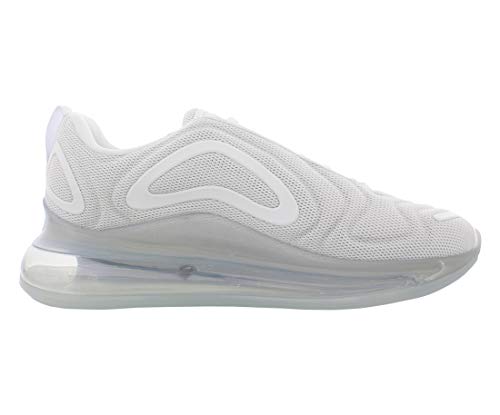 Nike W Air MAX 720, Zapatillas de Atletismo para Mujer, Multicolor (White/White/Mtlc Platinum/Pure Platinum 000), 39 EU