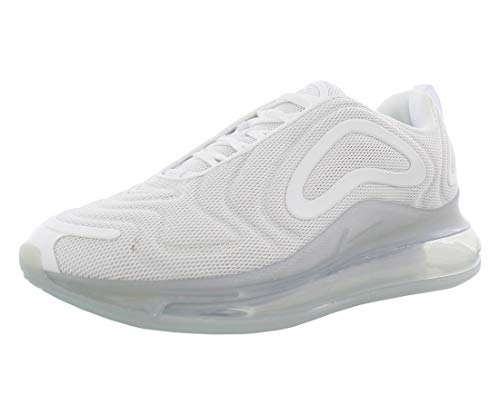 Nike W Air MAX 720, Zapatillas de Atletismo para Mujer, Multicolor (White/White/Mtlc Platinum/Pure Platinum 000), 39 EU