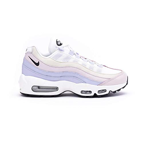 Nike W Air MAX 95, Zapatillas para Correr Mujer, Color Blanco y Rosa, 38 EU