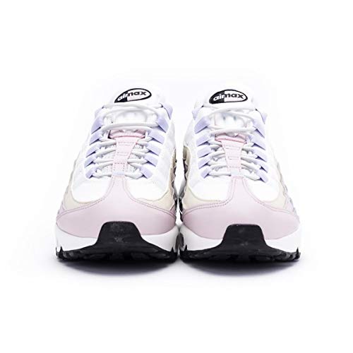 Nike W Air MAX 95, Zapatillas para Correr Mujer, Color Blanco y Rosa, 38 EU