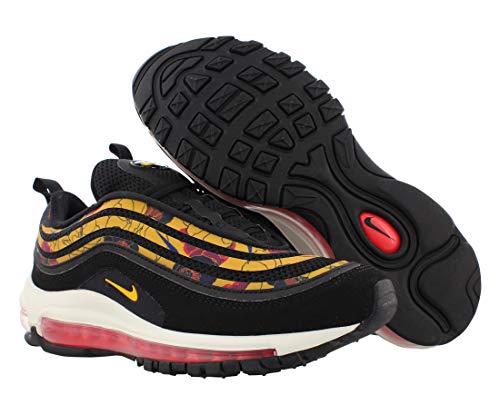 Nike W Air MAX 97 SE, Zapatillas de Atletismo Mujer, Multicolor (Black/University Gold/Sail 1), 38 EU