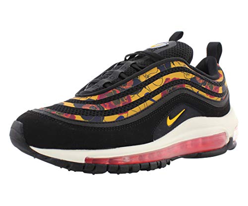 Nike W Air MAX 97 SE, Zapatillas de Atletismo Mujer, Multicolor (Black/University Gold/Sail 1), 38 EU