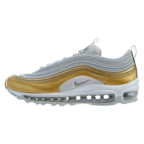 Nike W Air MAX 97 Se, Zapatillas de Entrenamiento Mujer, Multicolor (Vast Grey/Metallic Silver/Metallic Gold 001), 38.5 EU
