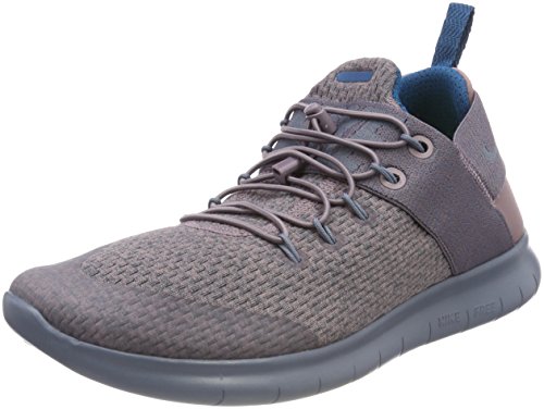 Nike W Free RN CMTR 2017 Prem, Zapatillas de Running Mujer, Gris (Gris Topo/Verde Abismo/Negro/Azul Militar 200), 37.5 EU