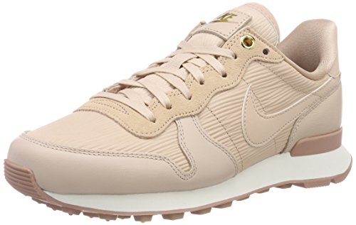 Nike W Internationalist PRM, Zapatillas Mujer, Beige (Particle Beige/Summit White/Particle Pink/Particle Beige 202), 42 EU