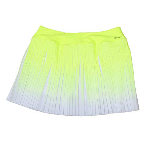 NIKE W Nk FLX Vctry Skirt Premier Falda, Mujer, Amarillo (Volt/Negro), L