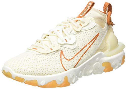 Nike W NSW React Vision, Zapatillas para Correr Mujer, Palas Ivory Monarch Coconut Milk Pearl White Sail, 38 EU