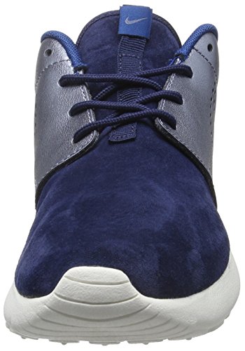 Nike W Roshe One PRM Suede, Zapatillas de Deporte para Mujer, Azul Marino (Mid Navy/Mtlc Bl Dsk-SL-CRT Bl), 38 EU