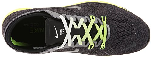 Nike Wmn Free 5.0 TR Fit 4 PRT - Zapatillas para Mujer, Color Medium Ash/Black/Ivory/Volt, Talla 36.5