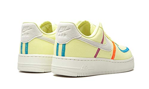 Nike Wmns Air Force 1 '07 LX, Zapatillas de bsquetbol Mujer, Life Lime Summit White Laser Blue Hyper Orange Cactus Flower, 39 EU