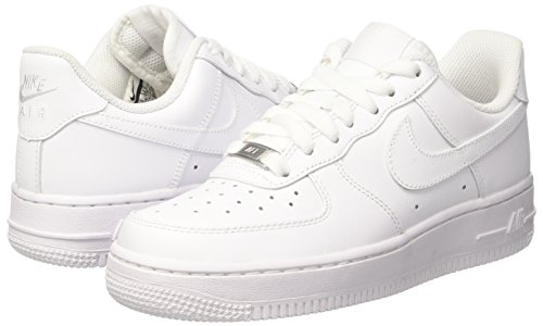 Nike Wmns Air Force 1 '07, Zapatillas Mujer, Blanco (White/White 112), 38.5 EU