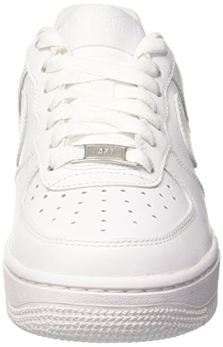 Nike Wmns Air Force 1 '07, Zapatillas Mujer, Blanco (White/White 112), 38.5 EU