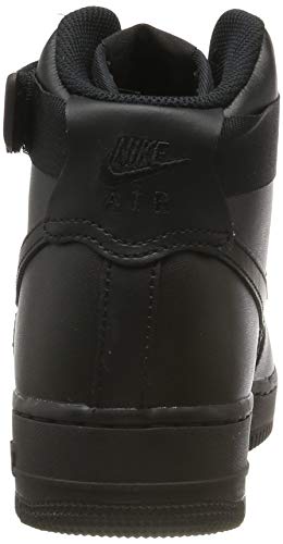 Nike Wmns Air Force 1 High, Zapatos de Baloncesto Mujer, Negro (Black/Black/Black 013), 37.5 EU