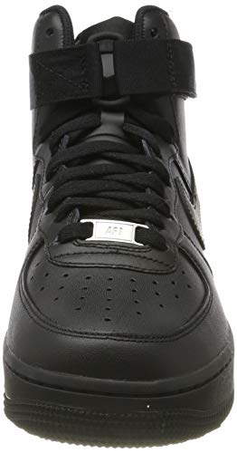 Nike Wmns Air Force 1 High, Zapatos de Baloncesto Mujer, Negro (Black/Black/Black 013), 40 EU