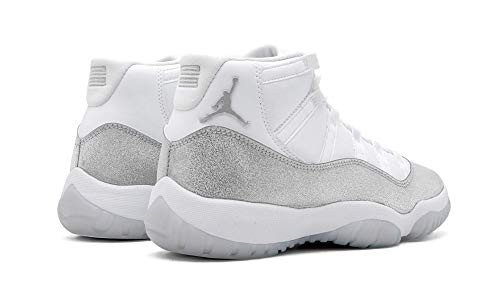 Nike Wmns Air Jordan 11 Retro, Zapatillas de básquetbol para Mujer, White Metallic Silver Vast Grey, 41 EU