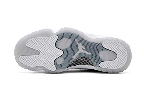 Nike Wmns Air Jordan 11 Retro, Zapatillas de básquetbol para Mujer, White Metallic Silver Vast Grey, 41 EU