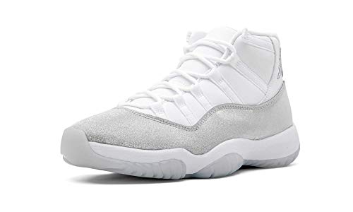 Nike Wmns Air Jordan 11 Retro, Zapatillas de básquetbol para Mujer, White Metallic Silver Vast Grey, 41 EU