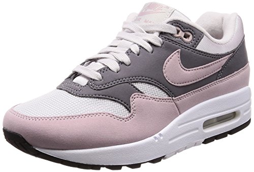 Nike Wmns Air MAX 1, Zapatillas de Gimnasia Mujer, Gris (Vapste Greyparticle Rosegunsmokeblack 032), 43 EU
