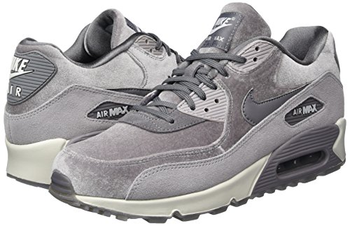 Nike Wmns Air MAX 90 LX, Zapatillas de Gimnasia para Mujer, Gris (Gunsmokegunsmokeatmosphere G 007), 44.5 EU