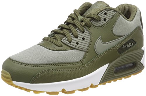 Nike Wmns Air MAX 90, Zapatillas de Gimnasia para Mujer, Verde (Medium Olivedark Stuccosequo 205), 44 EU