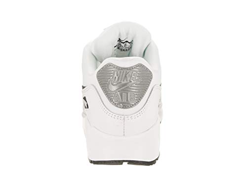 Nike Wmns Air MAX 90, Zapatillas de Running Mujer, Blanco (White/Black/Reflecting Silver 137), 40 EU