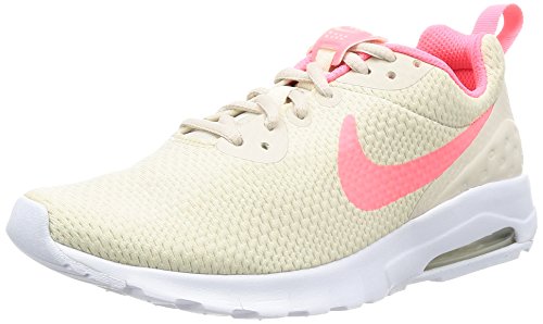NIKE Wmns Air MAX Motion LW - Zapatillas Deportivas, Mujer, Amarillo - (Lt Orewood Brn/Hot Punch-White)