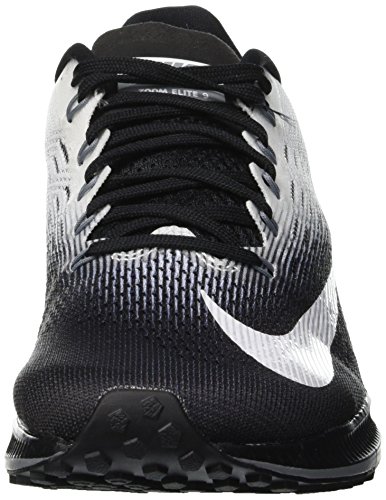 Nike Wmns Air Zoom Elite 9, Zapatillas de Trail Running para Mujer, Negro (Black/White/Cool Grey 001), 43 EU